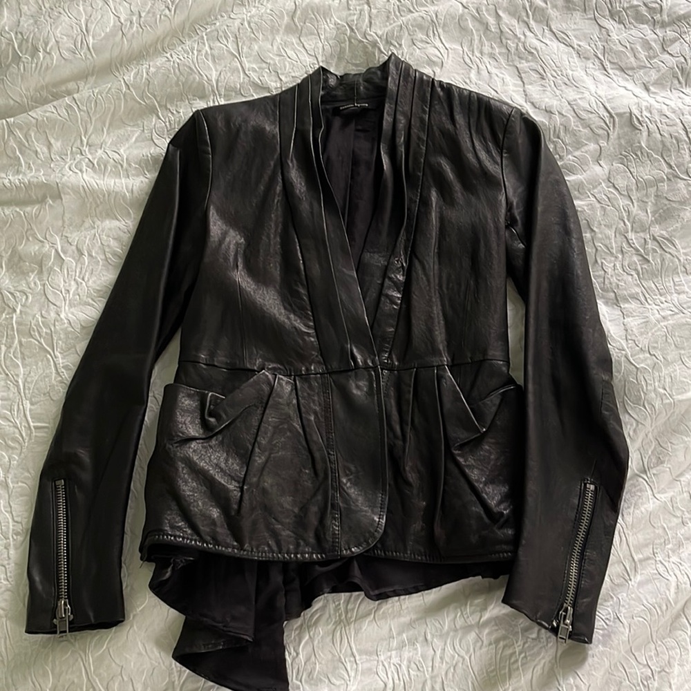 Nanette Lepore Hush Hush leather jacket